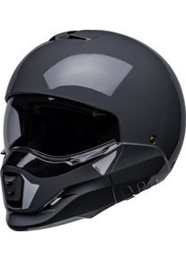 Bell Broozer Duplet, modulaire helm , kleur: donkergrijs , maat: L