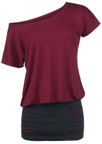 Red by EMP Hold Loosely Kleid bordeaux/schwarz