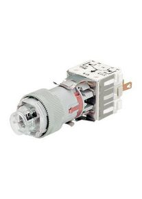 Swisstac Verlichte drukknop Vergrendelfunctie 2NC + 2NO 250 VAC Vierkante lens - 902-.000-00