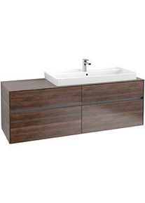 Villeroy & Boch Villeroy & Boch Collaro Waschtischunterschrank C03000VH 160x54,8x50cm, Waschtisch rechts, Arizona Oak