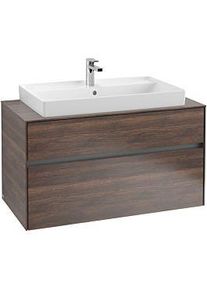 Villeroy & Boch Villeroy & Boch Collaro Waschtischunterschrank C02000VH 100x54,8x50cm, Waschtisch mittig, Arizona Oak