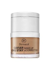 Dermacol Caviar Long Stay Make-Up & Corrector Caviar Long Stay Machiaj și Perfecting Corrector 5 Cappuccino 30 ml