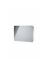 Blomus - Key box glass-magnetic board -VELIO- colour grey 30 x 20 cm