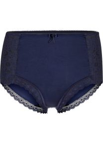 w&auml;schepur Damer H&ouml;ga trosor med spetsdetaljer marin Gr&ouml;&szlig;e 48/50