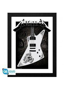 Metallica Papa Het Guitar Gerahmtes Bild Standard