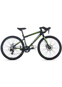 KS-Cycling Ks Cycling Rennrad »Xceed«, 7 Gang, Shimano, Tourney Schaltwerk, Kettenschaltung schwarz, Größe 36 cm - 24 Zoll (60,96 cm), Aluminium-Ahead-Vorbau