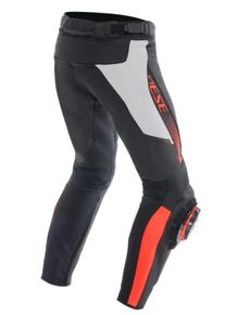 Dainese Super Speed Stiefelhose perforiert (Schwarz/Weiß/Rot)
