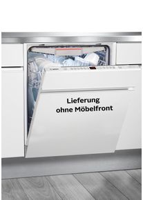 Bosch Vollintegrierbarer Geschirrspüler »Smv46Kx55E«, Serie 4, Smv46Kx55E, 13 Maßgedecke silberfarben, Betriebsgeräusch: 44 Dezibel (A-Bewertung)