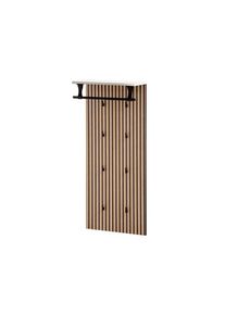 Tchibo - Hakenpaneel »Loft« - 50x21x110,5cm - schwarz - Holz / Metall / Kunststoff