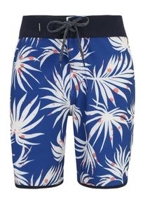 Quiksilver Szorty kąpielowe do kolan 'SCALLOP 18' dla mężczyzn niebieski / łososiowy / biały Rozmiar XS