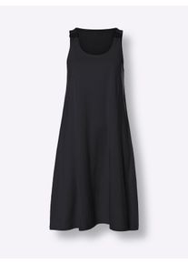 Dames Zomerjurk met sierringen op de bandjes in zwart ,maat 36/38, WITT, 100% Katoen