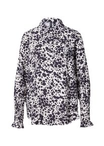 Véro Moda VERO MODA, Damer, Bluse 'JOSIE', Greige / Sort, Størrelse XS