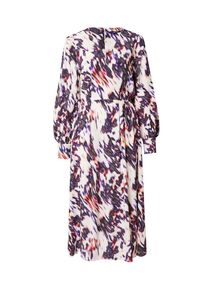 Taifun Dames Jurk lila / pink / zwart / wit 34