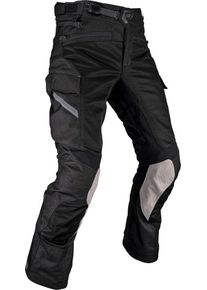 Leatt Adventure FlowTour 7.5, pantalon textile imperm&eacute;able , couleur: Gris Fonc&eacute;/Gris , taille: XL