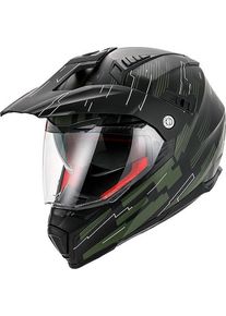 Vito Molino, adventure helmet , color: Matt-Black/Dark Green , size: M