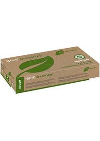 Meditrade® unisex Einmalhandschuhe Nitril® GreenGen® grün Größe M 100 St.