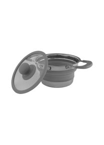 Eurotrail Pfanne mit Deckel, 1L, grau