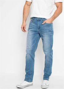 bonprix Dżinsy ze stretchem Regular Fit Tapered niebieski 28