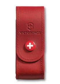 Victorinox Leather Belt Pouch - Red - One size