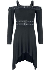 Rock Rebel by EMP Kleid mit Taillengürtel Kleid schwarz