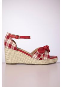 Banned Retro Free Spirit Wedges in Rot