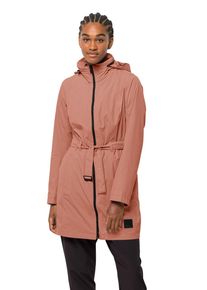 Jack Wolfskin Damski płaszcz przeciwdeszczowy Norden Port Coat Women M astro dust