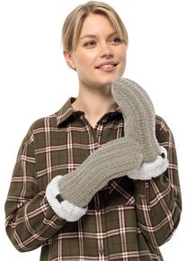 Jack Wolfskin Damskie rękawiczki z jednym palcem Highloft Knit Mitten Women M dusty grey