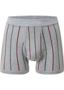 Heren Boxershort grijs gestreept Maat 7