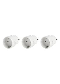 Deltaco SMART HOME switch LED indicator WiFi 2.4GHz 1xCEE 7/3 10A timer white 3pcs