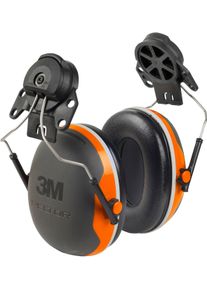 Casque antibruit Peltor X4 avec fixation casque P3E