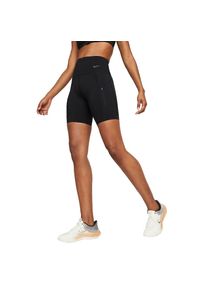 Nike Damen Go Firm-Support High-Waisted 8" Shorts blau