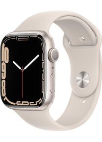 Apple Watch Series 7 Aluminium 45 mm (2021) | GPS + Cellular | Polar Star | Sportbandje Polar Star