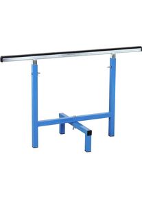 eurokraft pro Werkschraag, in hoogte verstelbaar, hefbereik 655 - 1030 mm, lichtblauw RAL 5012