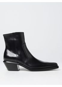 Slim Texan Off-White leather ankle boots