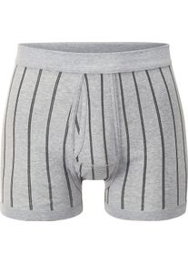 Herr Boxerkalsong ljusgrå, randig Größe 10