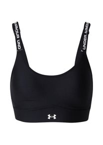 Under Armour Sport-BH 'Infinity 2.0' Damen schwarz / weiß Größe XS