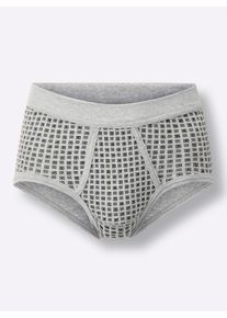 Herren Slip in grau-bedruckt ,Größe 10, Witt, 75% Baumwolle, 25% Polyester