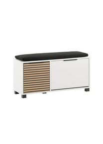 Tchibo - Schuhbank »Loft« - 98,5x33x47cm - schwarz - Holz / Metall