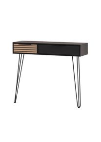 Tchibo - Konsole »Hank« - 103,5x32x88,5cm - schwarz - Holz / Metall