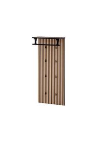 Tchibo - Hakenpaneel »Hank« - 50x21x110,5cm - schwarz - Holz / Metall / Kunststoff