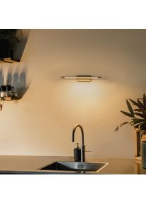 Qazqa Moderne wandlamp zwart 41,5 cm incl. LED IP44 - Jerre
