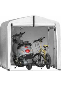 sobuy - KLS11-L Abri de Jardin Tente de Stockage Multifonctionnel Abri de Vélo Garage pour Vélo Tentes de vélo Extérieur en Couleur d'Argent,