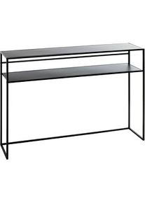 HAKU Möbel Konsolentisch Metall schwarz 112,0 x 28,0 x 81,0 cm