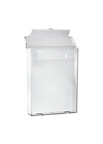 Folderhouder outdoor, met deksel, weerbestendig, A5, transparant, PS
