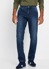 bonprix Lekkie dżinsy slim fit, straight, czarny, 58
