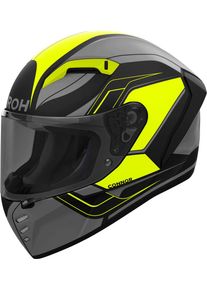 Airoh Connor Dunk, integraalhelm , kleur: Mat Zwart/Grijs/Neon-Geel , maat: XS