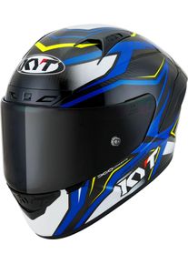 KYT NZ-Race Carbon Stride, full face helmet , color: Blue/White/Black , size: L