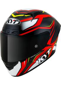 KYT NZ-Race Carbon Stride, full face helmet , color: Red/White/Black , size: XL