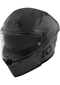 KYT R2R Plain, integraalhelm , kleur: grijs , maat: XS