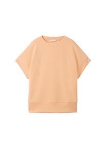 Tom Tailor Damen Loose Fit T-Shirt, orange, Uni, Gr. XXL, polyester